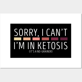 I'm in ketosis Posters and Art